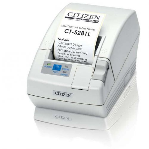 Принтер CITIZEN CT-S281L Label Printer (White, USB)