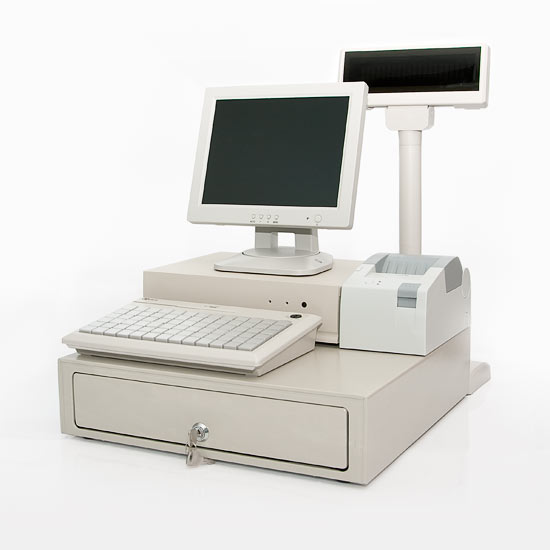 POS-система \"Доступная\" \"ШТРИХ-POS-ATOM\" J1800 чёрная (2.41 ГГц, 2 Гб, SSD 60 Гб)(монитор LCD 10\", K