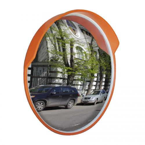 Зеркало круглое дорожное с защитным козырьком 1000 мм